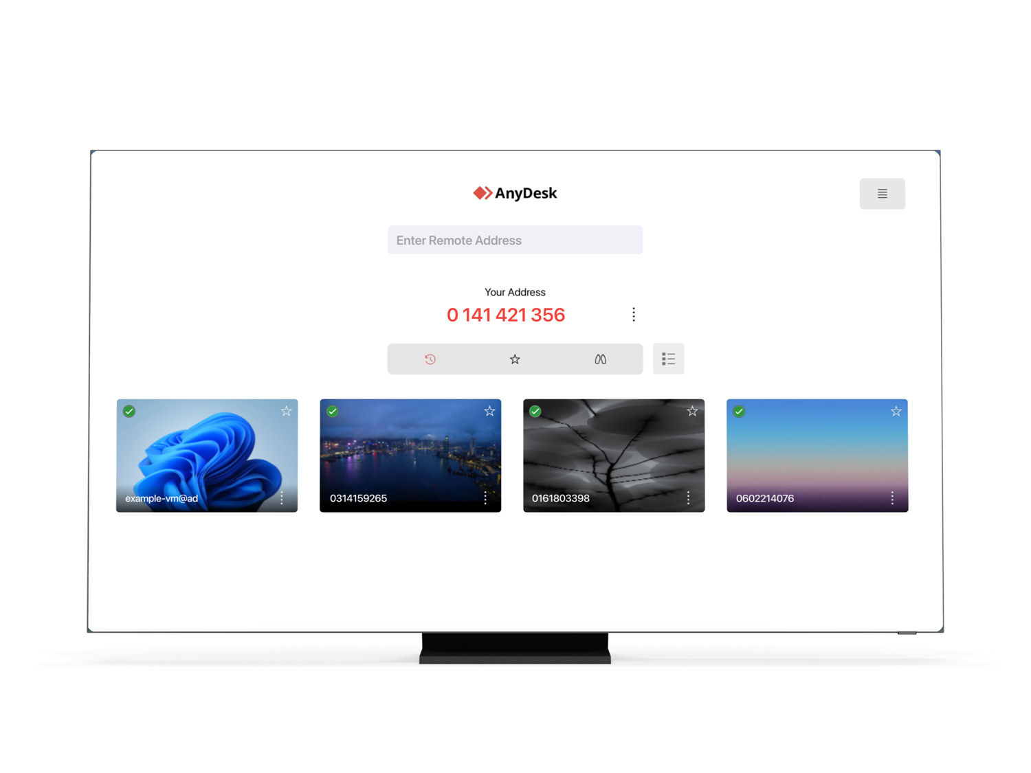 Ios device with AnyDesk